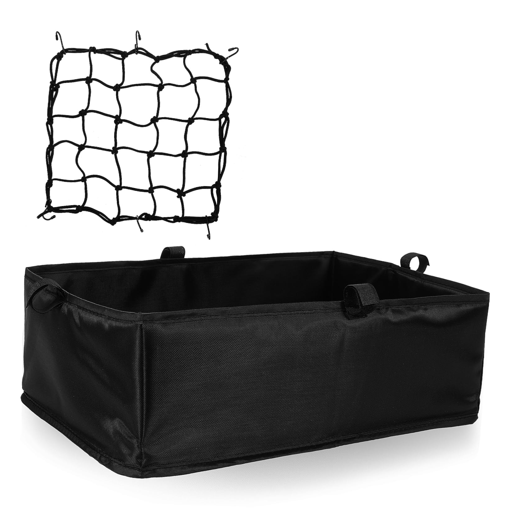 SUPVOX Heavy Duty Oxford Cloth Storage Bag for Front Rear Bike Rack Versatile Bike Accessories for Groceries Camping Gear and Daily Essentials