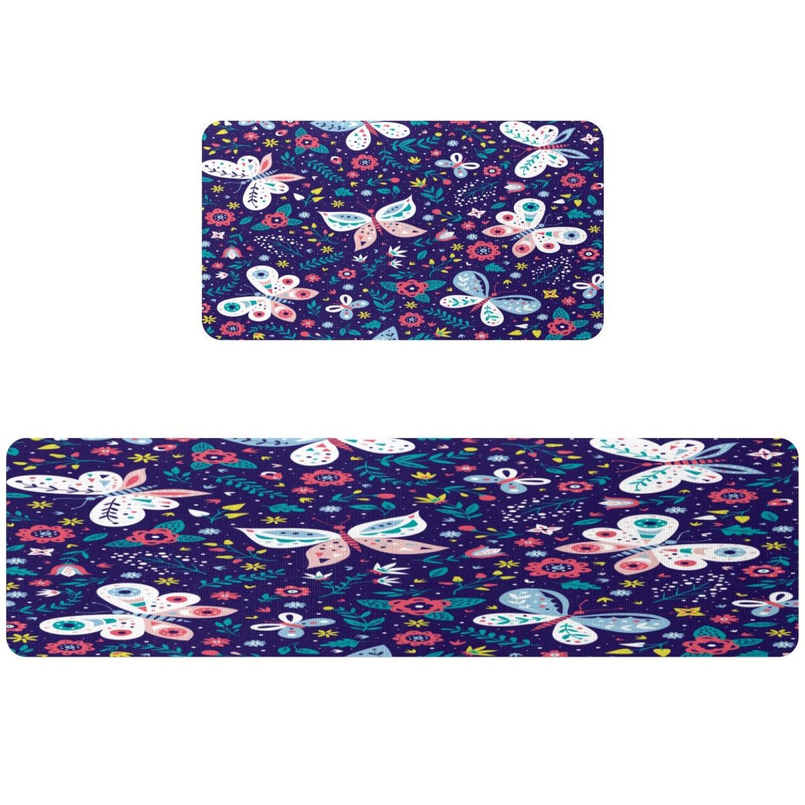 Alfombra absorbente para cocina VAPOKF lavable y con base antideslizante 2 piezas