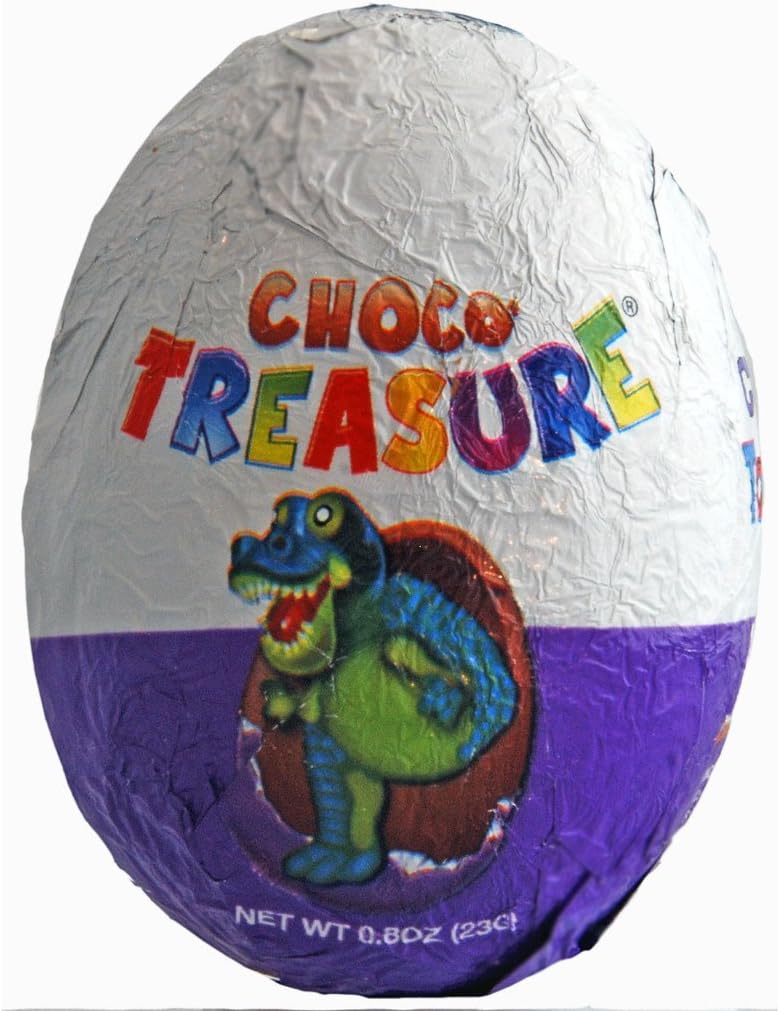 Choco Treasure Chocolate Eggs with Surprise 20g (Pack of 4)