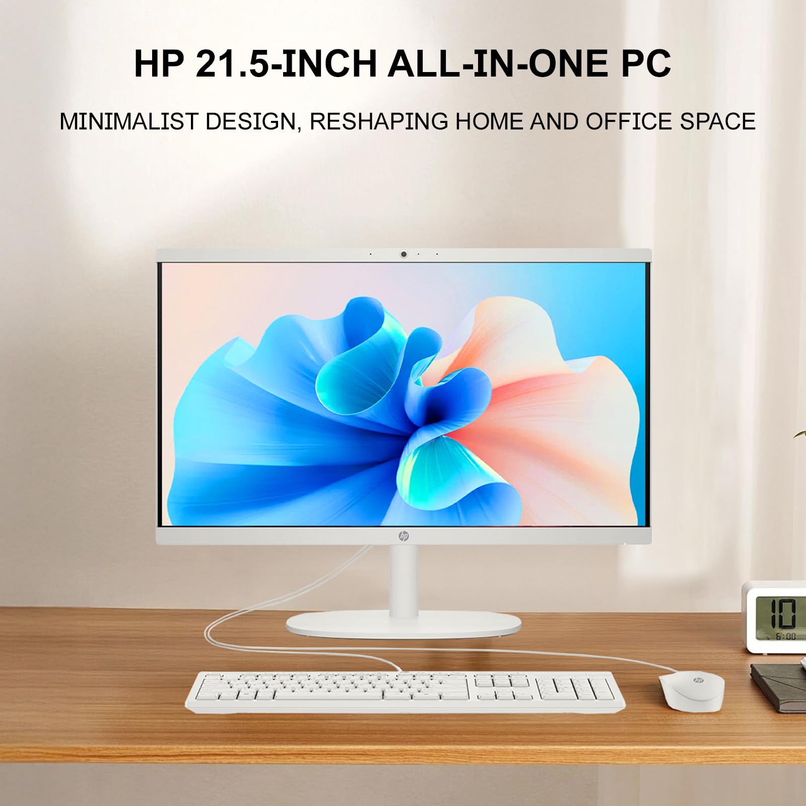 HP All in One Desktop Computer for Home, Intel Celeron J4025, 21.5 inch FHD Anti-Glare, WiFi 6, 32 GB DDR4, 1 TB SSD, 1TB USB Flash Drive, Home PC, Wired KB & Mouse, Windows 11 Pro, W/Accessories