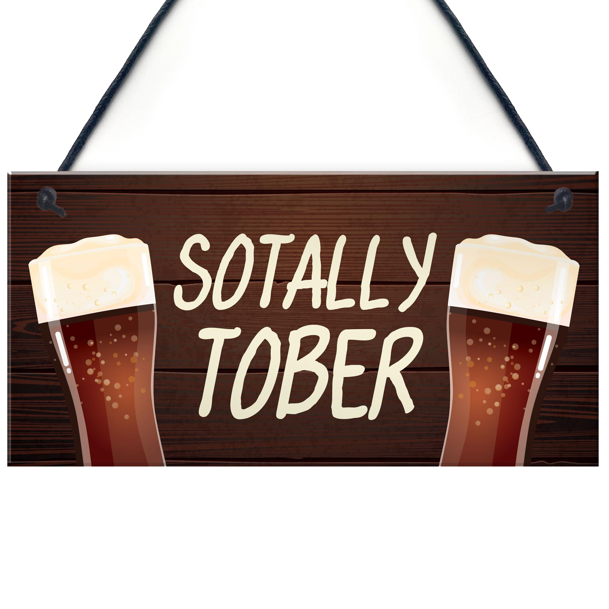 Funny Home Bar Plaque Hanging Man Cave Bar Sign Alcohol Beer Gift For Him