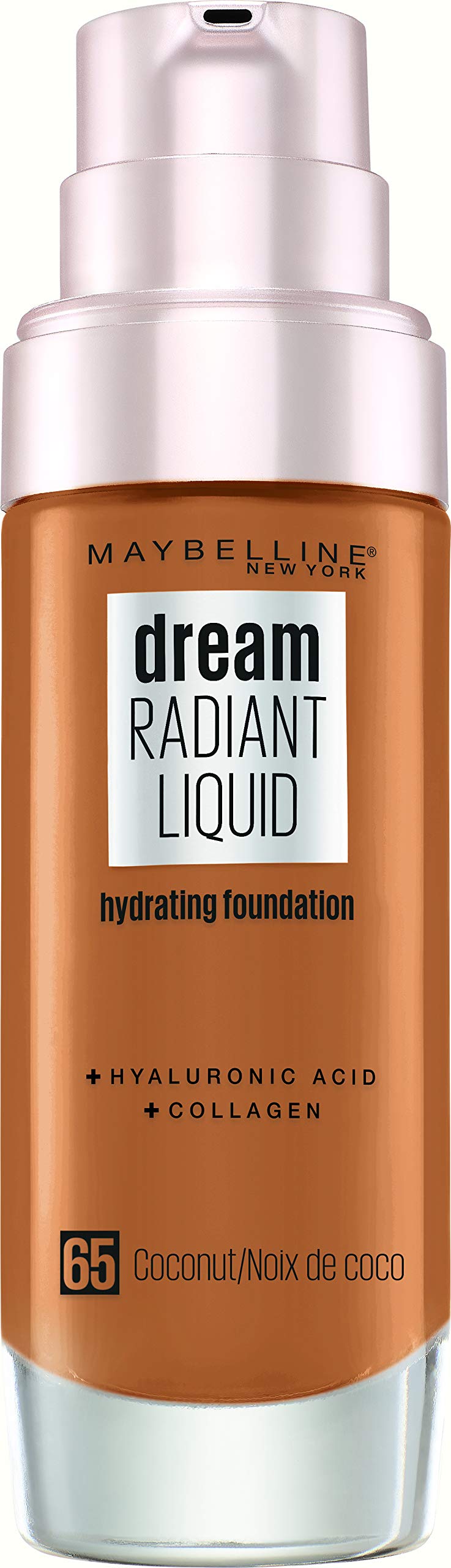 Maybelline Foundation, Dream Radiant Liquid Hydrating Foundation with Hyaluronic Acid and Collagen, Lightweight, Medium Coverage Up to 12 Hour Hydration, 10 Ivory — view 32