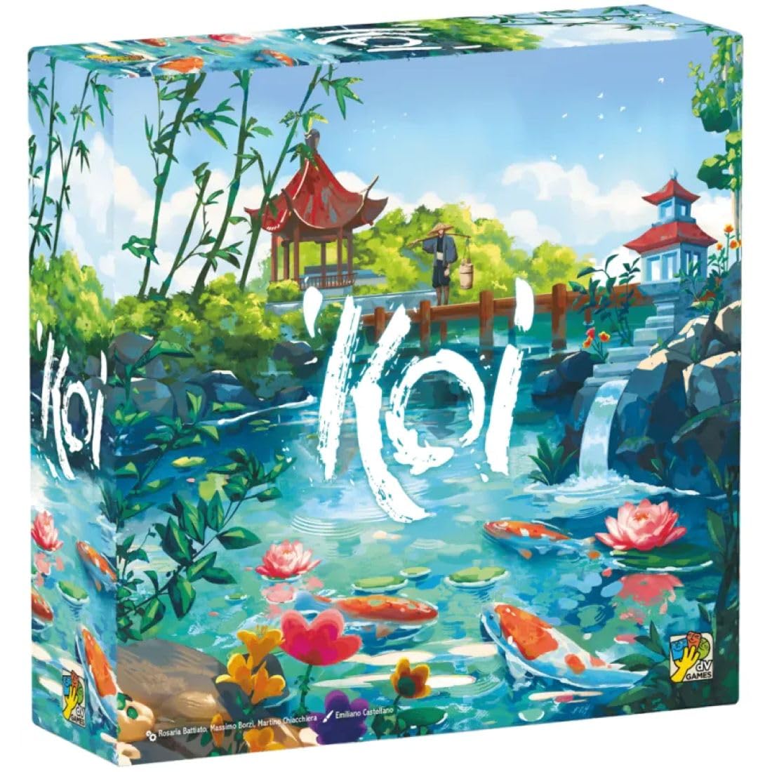daVinci Editrice | Koi | Board Game | Ages 8+ | 1-4 Players | 45+ Minutes Playing Time