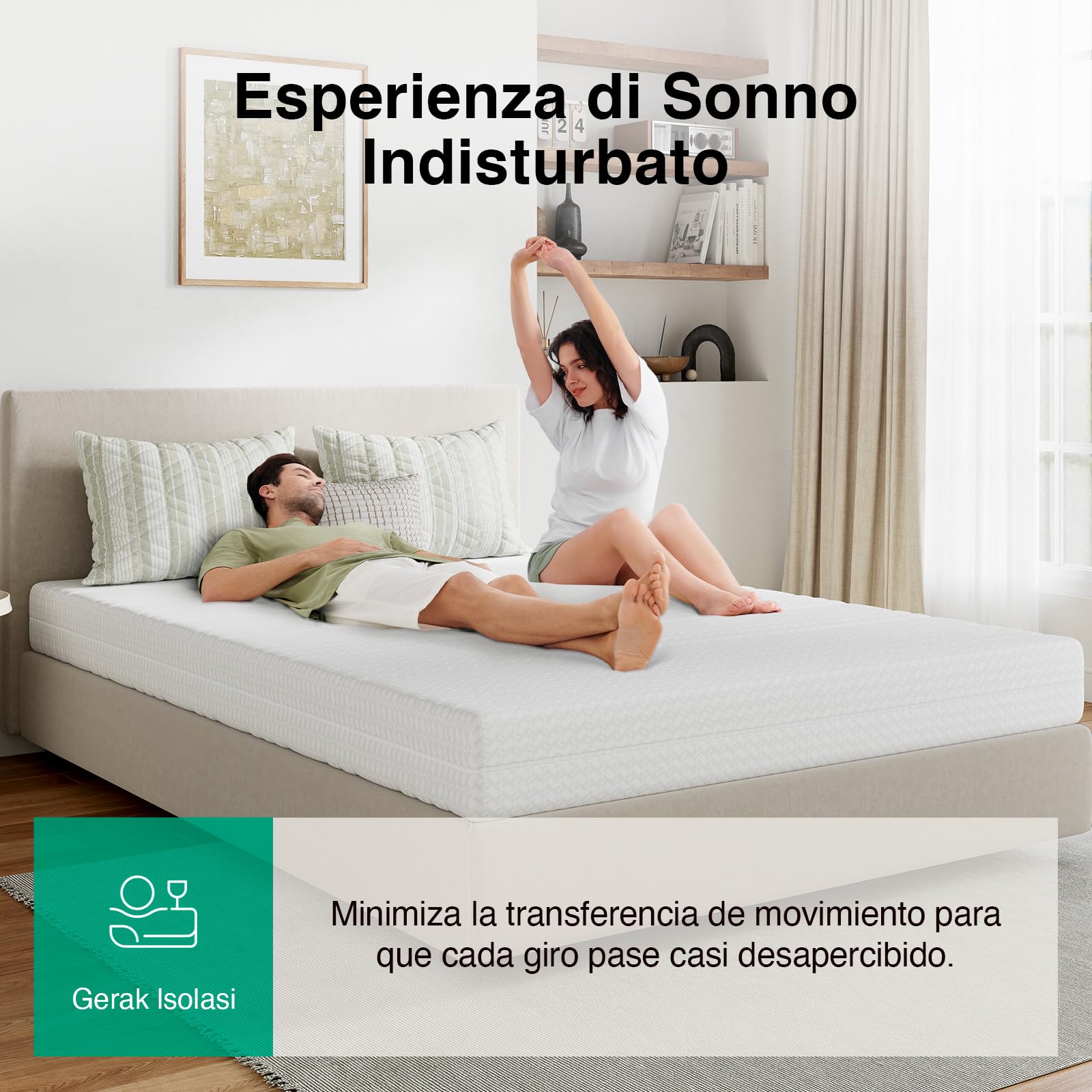 Novilla Colchón 90x190 de 7 Zonas de Espuma fría | Tamaño Seleccionable | Funda Transpirable Lavable a 60° | Certificación Öko-Tex y CertiPUR-US | Colchón Enrollado, Altura 14 cm