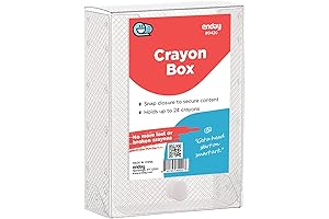 Enday Clear Crayon Storage Case: The Perfect Organizer for Kids' Art Supplies