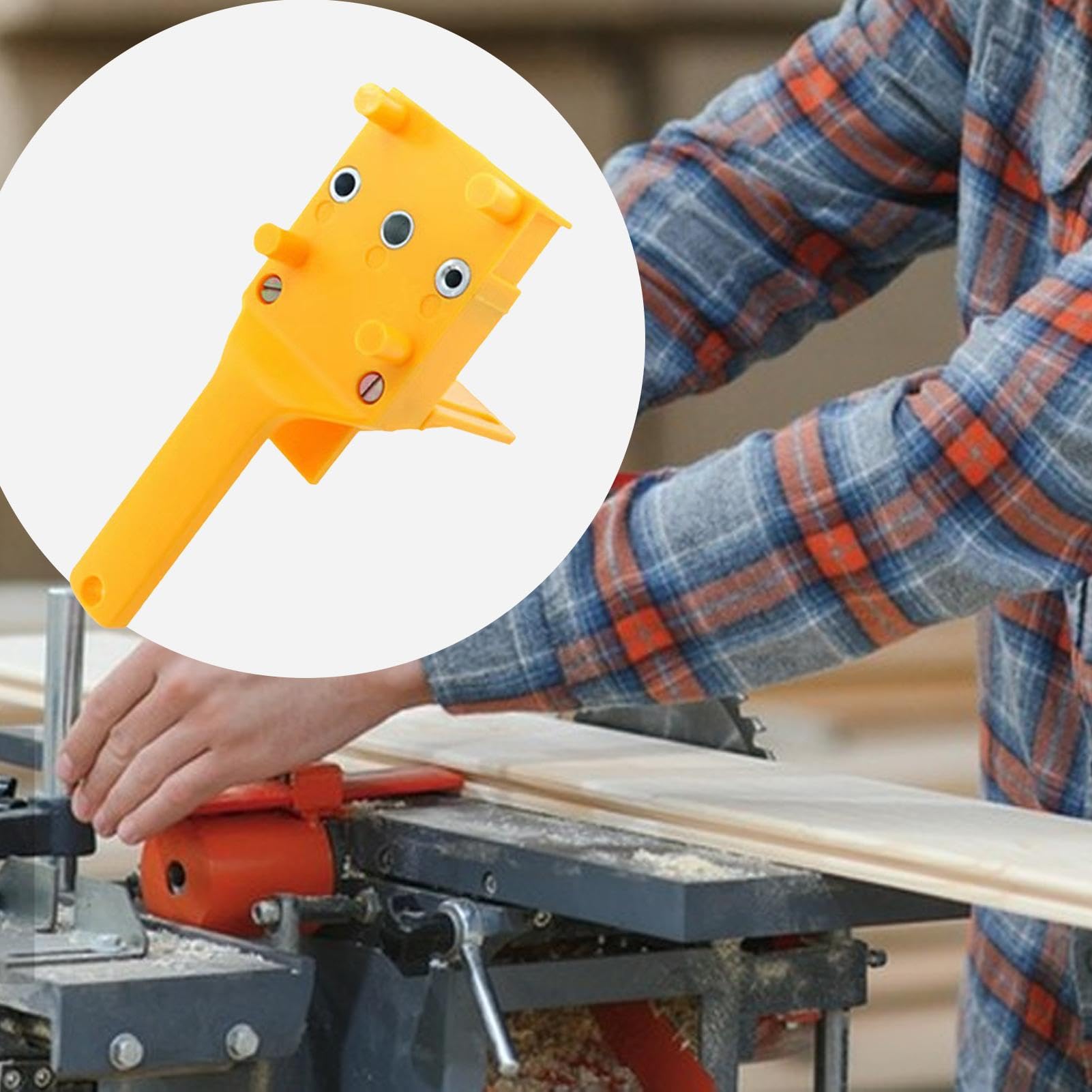 Guida Taglio Cerchi Per Legno - Maschera Per Fori Precisi Con Fresa, Per Altoparlanti O Lavorazioni