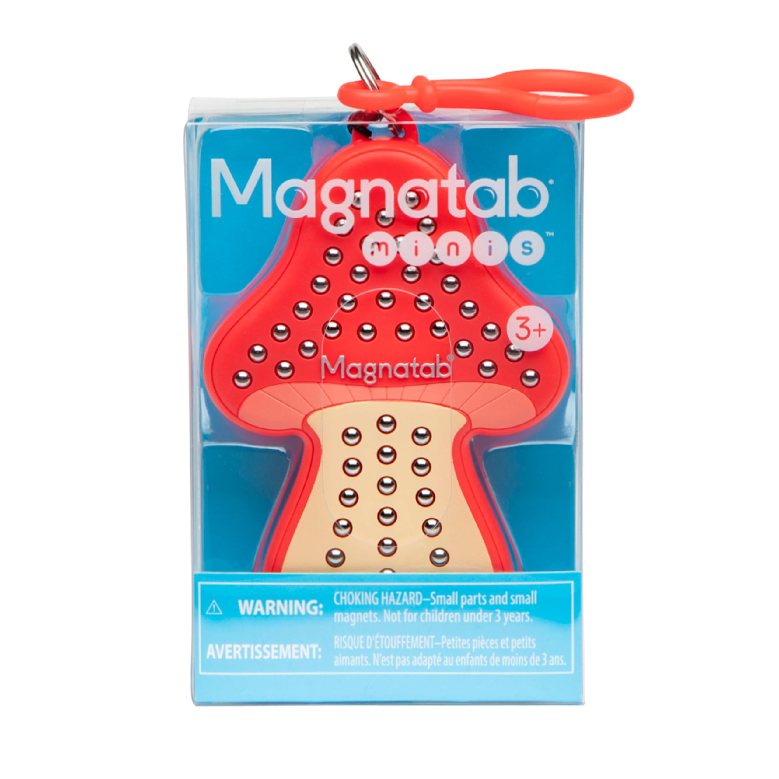 Magnatab Minis - Sensory Toys, Magnetic Drawing Tool, Toddler Writing Practice, Sensory Play, Fidget Toys, Stylus Included, Travel-Friendly, Ages 3+ - Mushroom