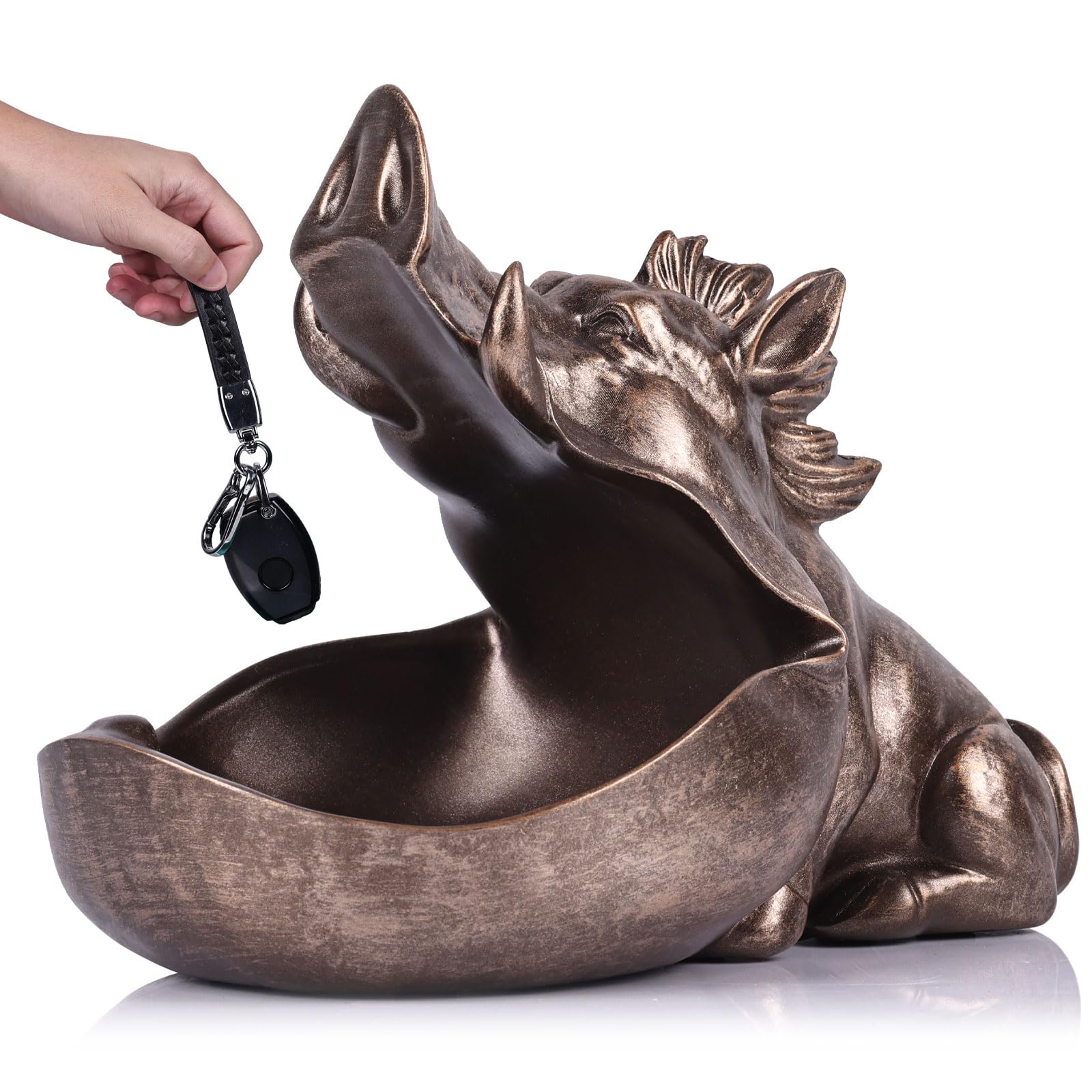 Resin Beeld Van Een Panter, 80cm Hoog Standbeeld, Gouden Kleur Sculptuur Dieren In Het Wild Decoratie