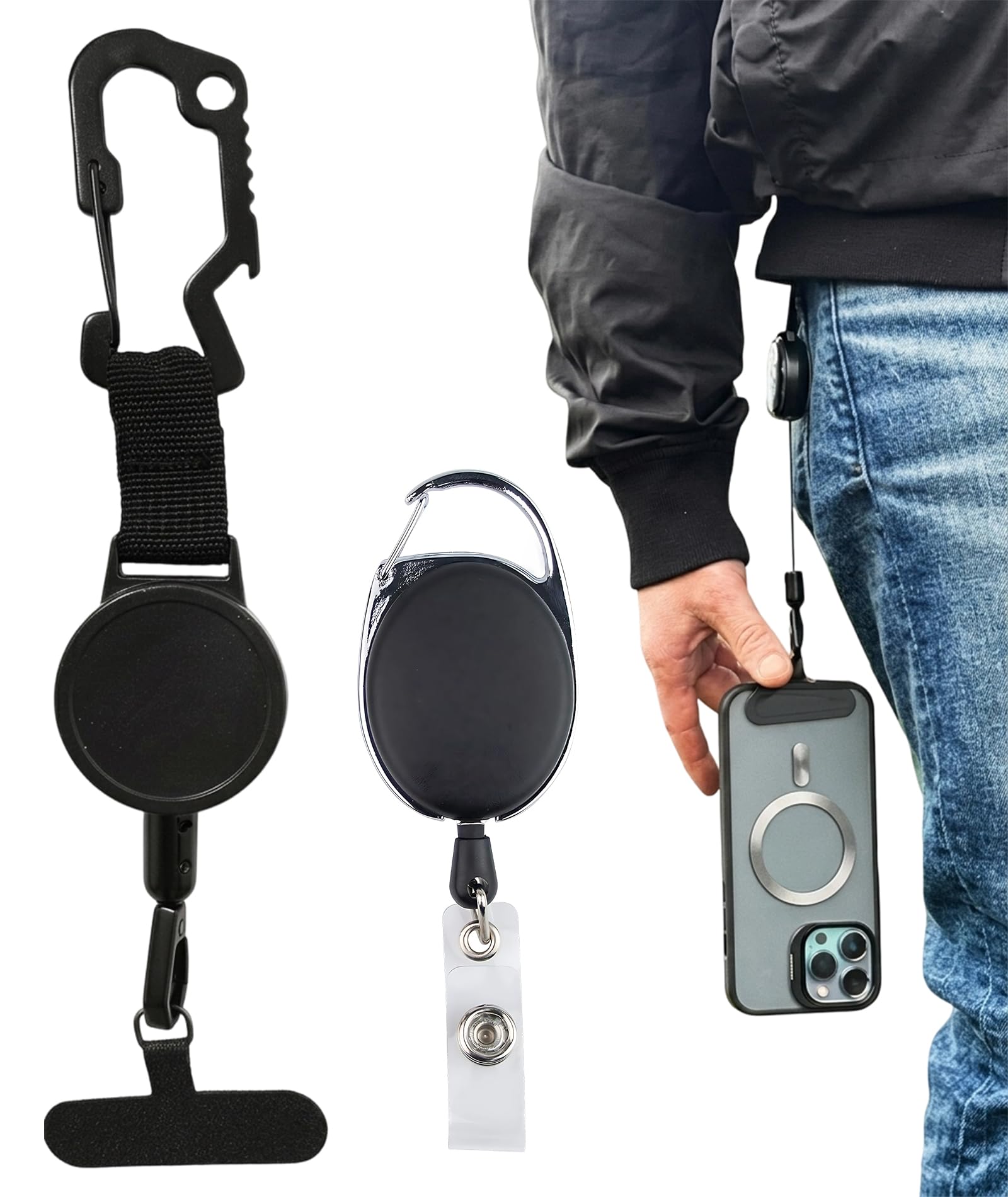 2 PCS ID Card Pulley, Lanyard for ID Card with Retractable Function, ID Card Holder for Office Professional Use During Workday Activities and Corporate Events-image-30