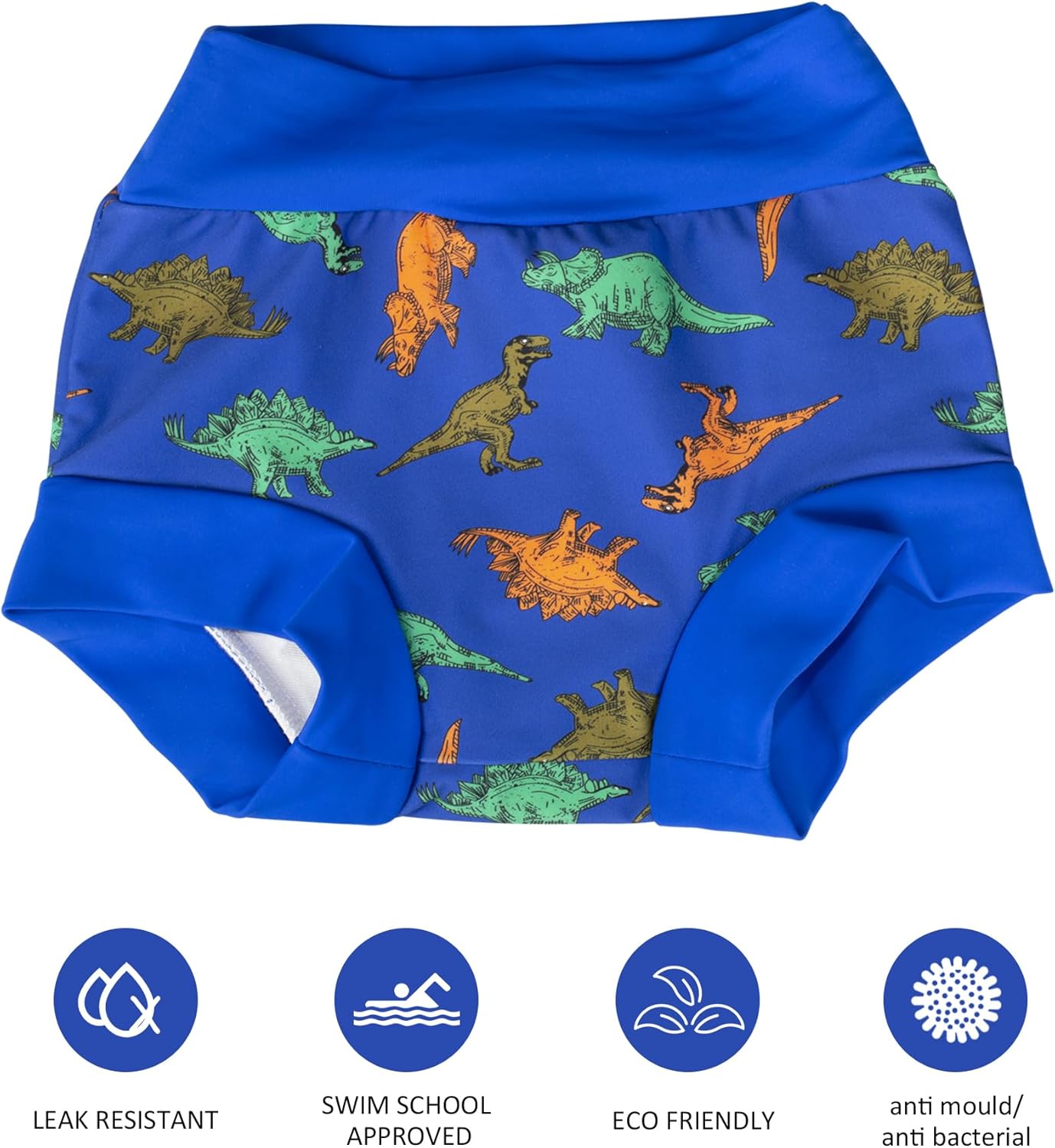 BIG ELEPHANT Baby Swim Diapers 3/6 Pack – Reusable Waterproof Diapers, Soft Breathable Swimwear for Boys and Girls - Image 5
