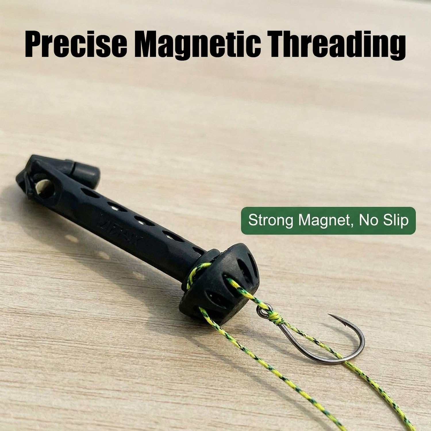 Fly Roost Magnetic Fly Threader, Magnetic Fly Threader, Universal Knot Helper Knot Assist for Threading Hooks, Fishing Accessory to Easily Rig Small Flies — view 2