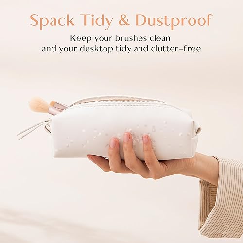 Miniatura 4 de HBselect Organizador de bolsa de maquillaje transparente, bolsa de aseo portátil de viaje, bolsa de cosméticos para mujeres, bolsa de almacenamiento