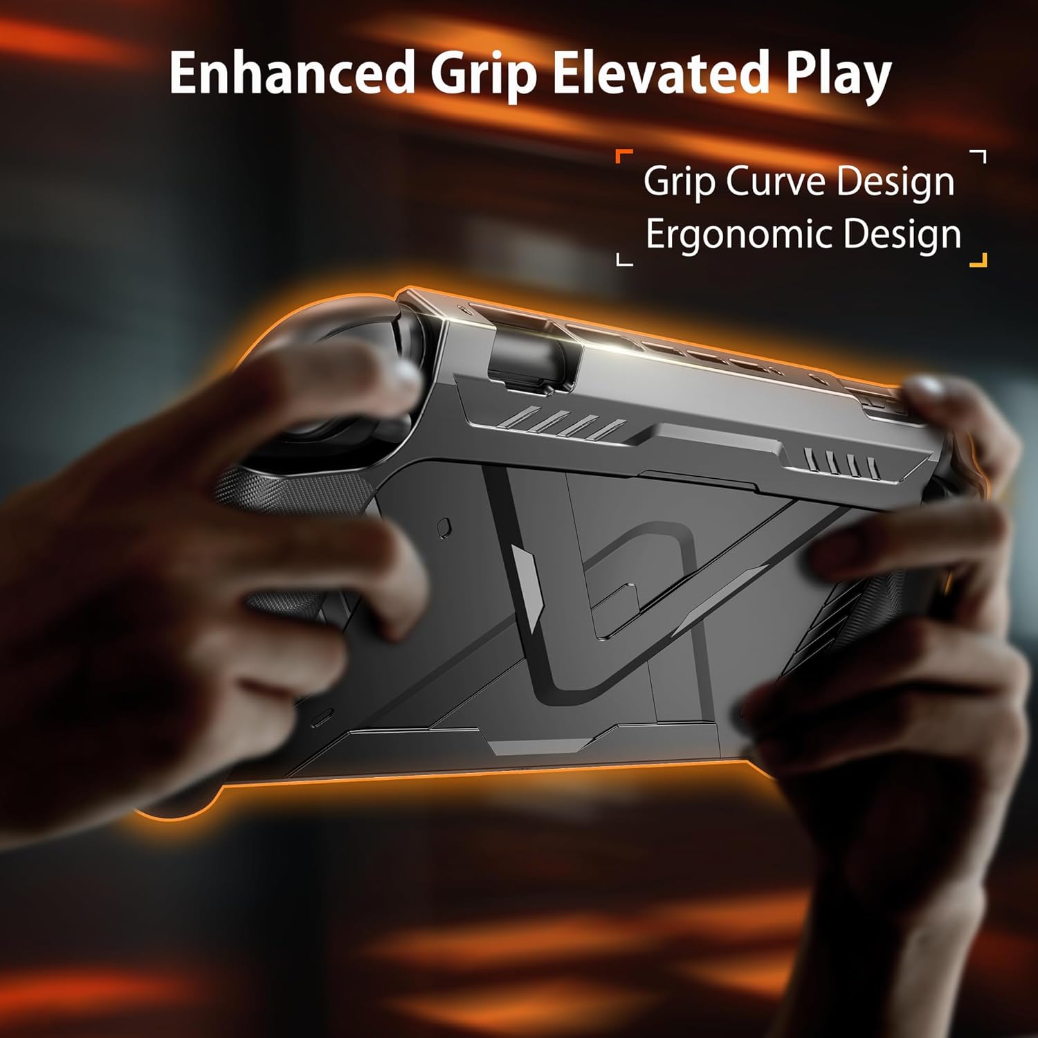 Protective Case for Nintendo Switch 2 2025, Hard PC Front Cover + TPU Soft Back Case for Nintendo Switch 2, Shock-Absorption, Anti-Scratch, Protect Screen Design, Black - Image 3