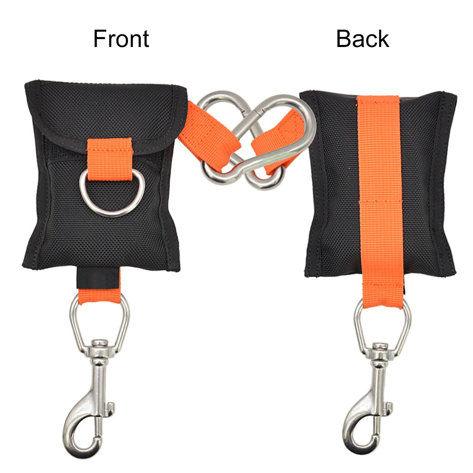 Tauchgewichtsgürtel mit Tasche, Schnellspanner, Haken, Tauchtaschengewicht, Starp, verstellbare Schnorcheltaschen, Gürtel, Sicherheitsseil