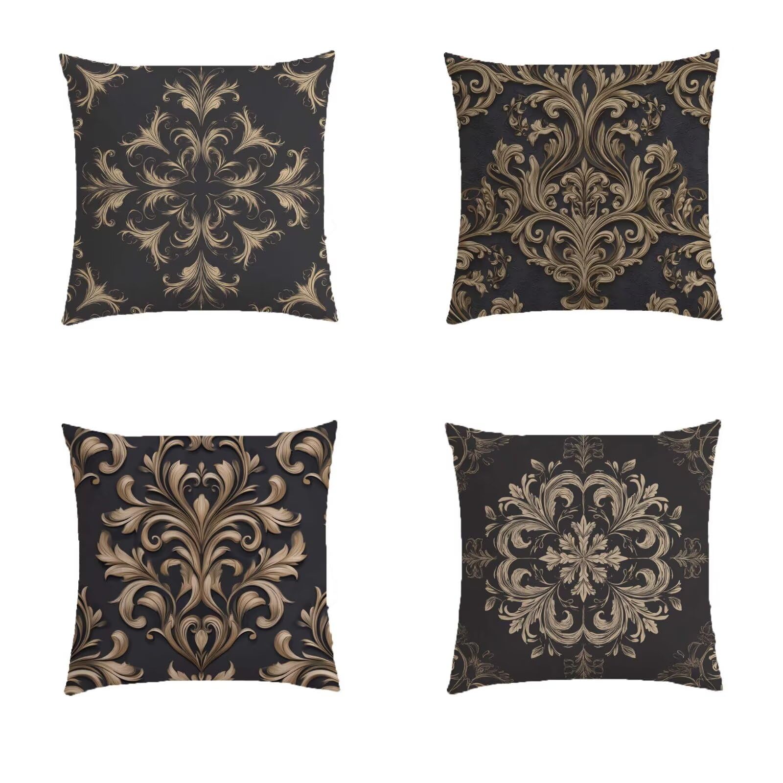 Housse de coussin 80x80cm extérieur taie oreiller bohemia pour grand salon de jardin