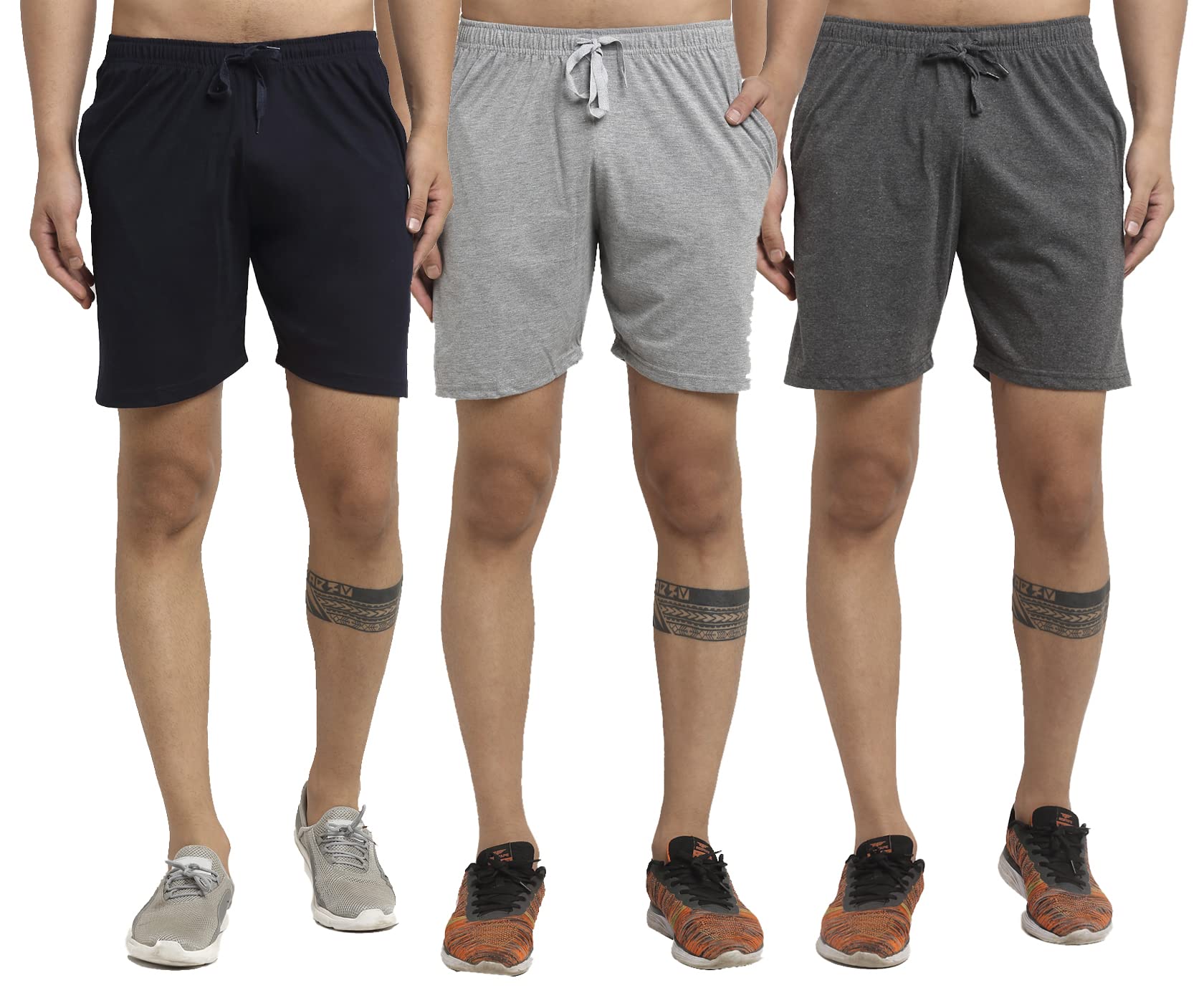 mack jonney Cotton Blended Shorts for Men(Pack of 3)-picture-14