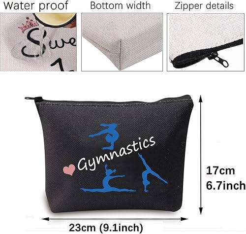 Miniatura 3 de CMNIM Regalos de gimnasia, bolsa de maquillaje para gimnasia, bolsa de cosméticos, regalos para niñas, bolsa de viaje de gimnasia, bolsa de aseo,
