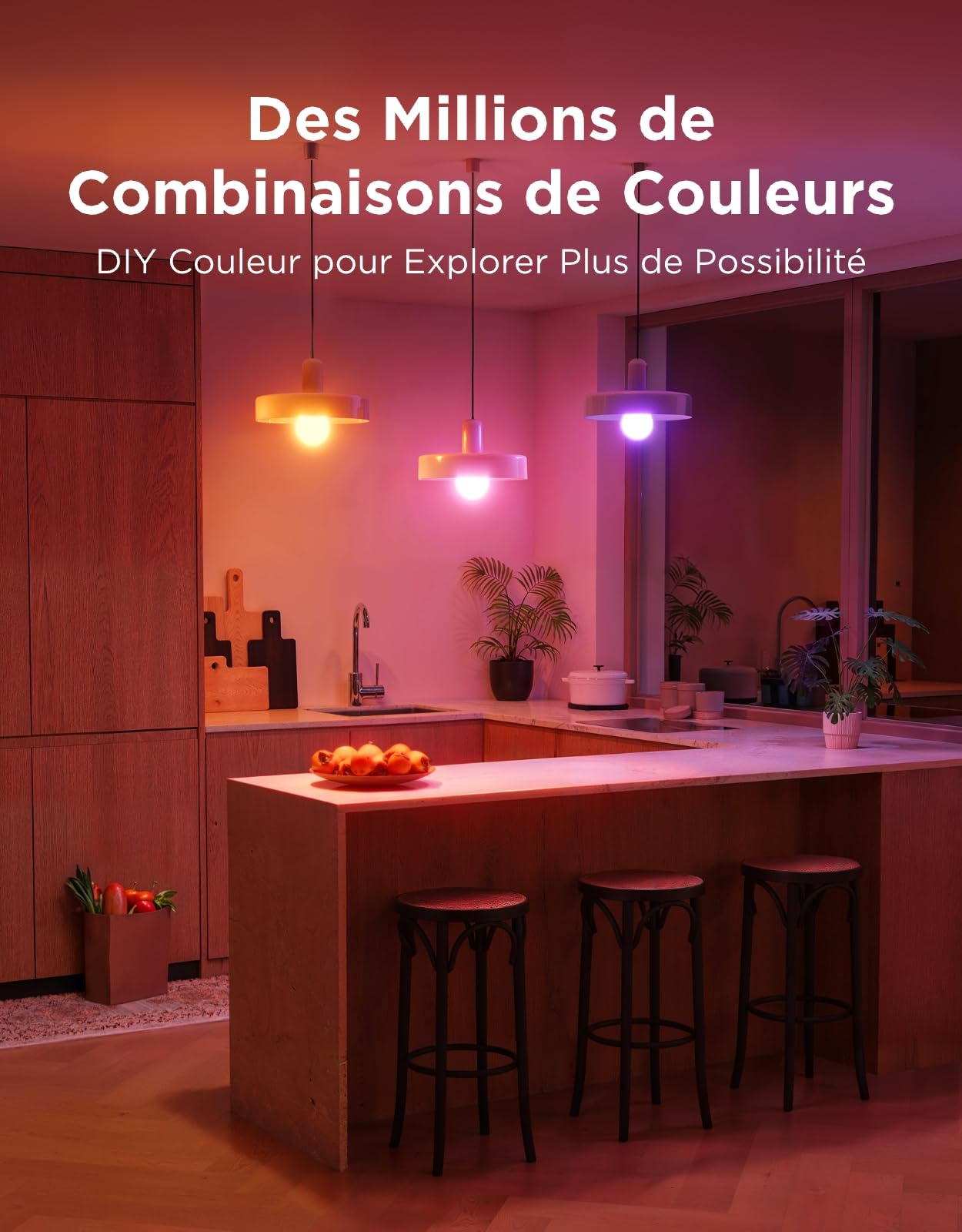 Govee E27,E14 et ST64 Ampoule Connectée RGBWW, Compatible avec Matter, Alexa et Google Assistant