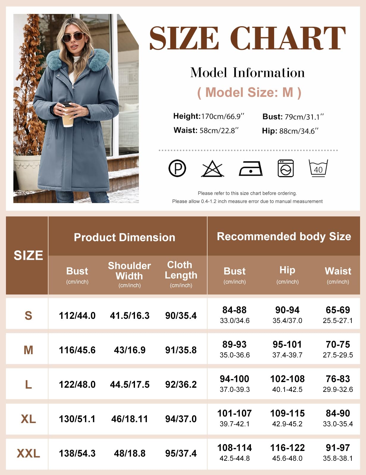 Cappotto Donna Lungo Invernale Caldo Parka Elegante Giacca con Cappuccio Giubbino Imbottito Autunno Invernali Giubbotto Casual Giacca Pile Outwear con Tasche Cappuccio Rimovibile in Pelliccia