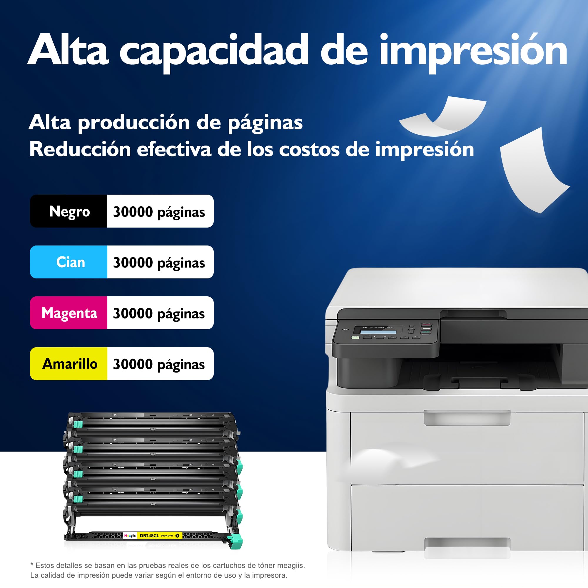 DR248CL Unidad de Tambor Compatible con Brother DR248CL DR-248CL Tambor para Brother HL-L3240CDW DCP-L3560CDW MFC-L3760CDW HL-L3215CW HL-L3220CW DCP-L3515CDW DCP-L3520CDW (4 Paquete)