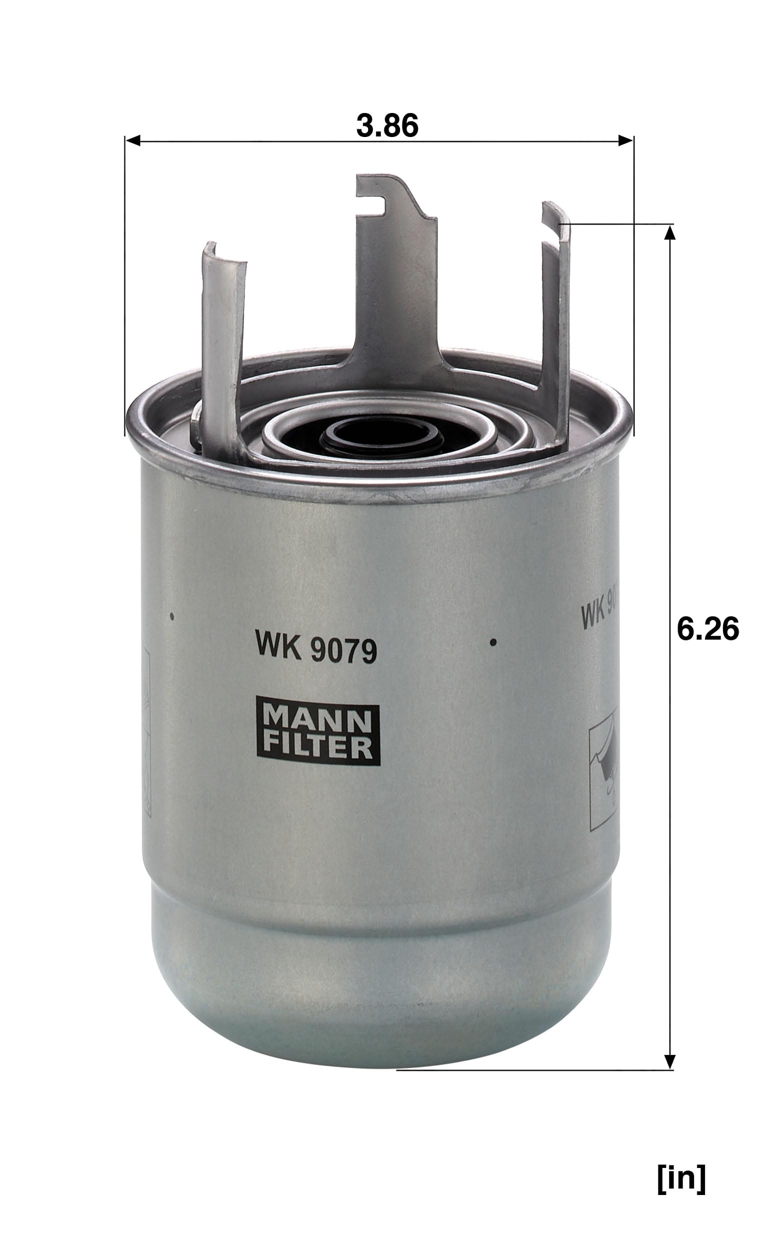 MANN-FILTER, WK 9079 z Filtro carburante | Per Autovetture, Protezione alimentazione, Protezione iniettori, Carburante pulito, Qualità originale OE