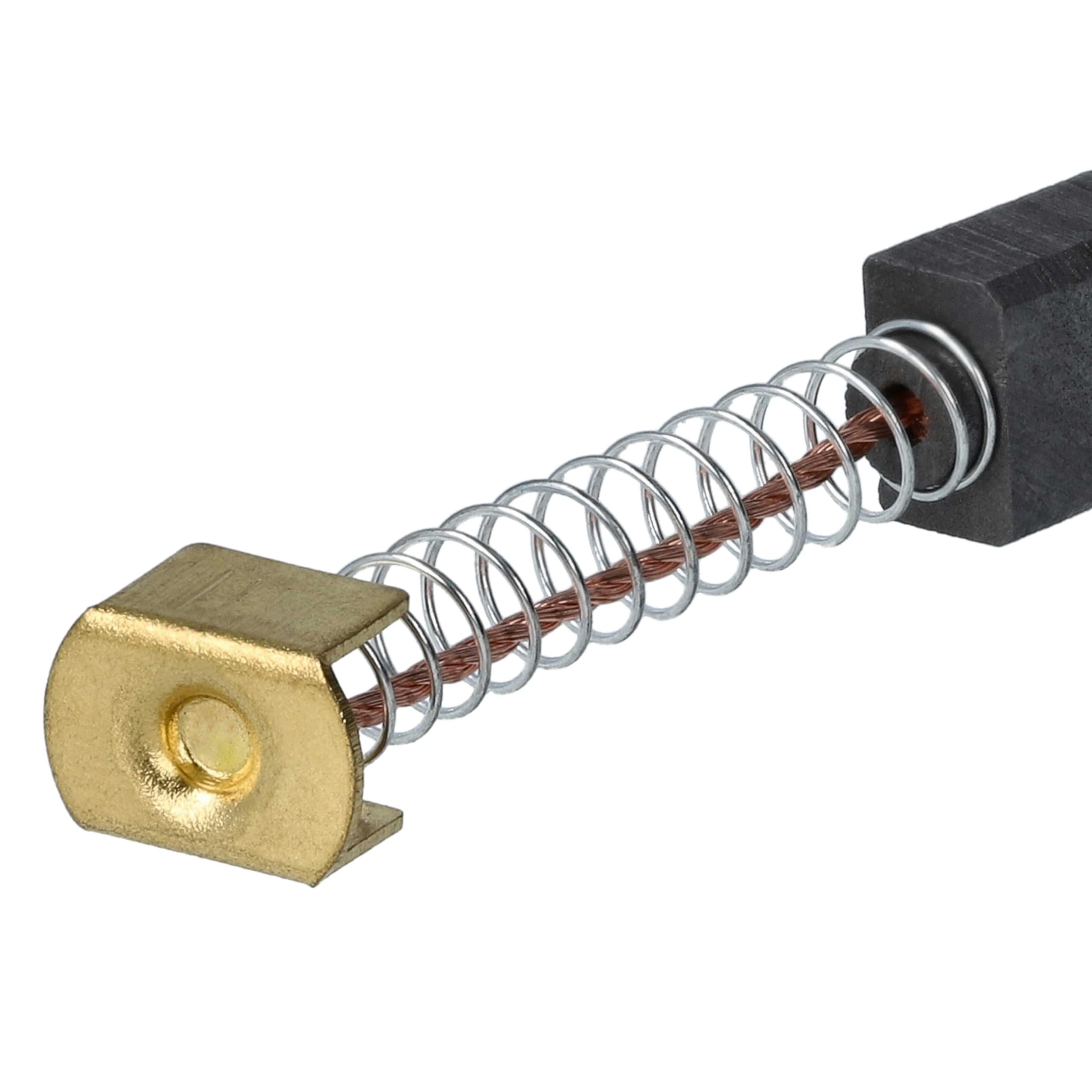 vhbw 2x spazzola carbone 6 x 9 x 20mm compatibile con Kirby Sentria II, Sentria F-Style macchina da cucire