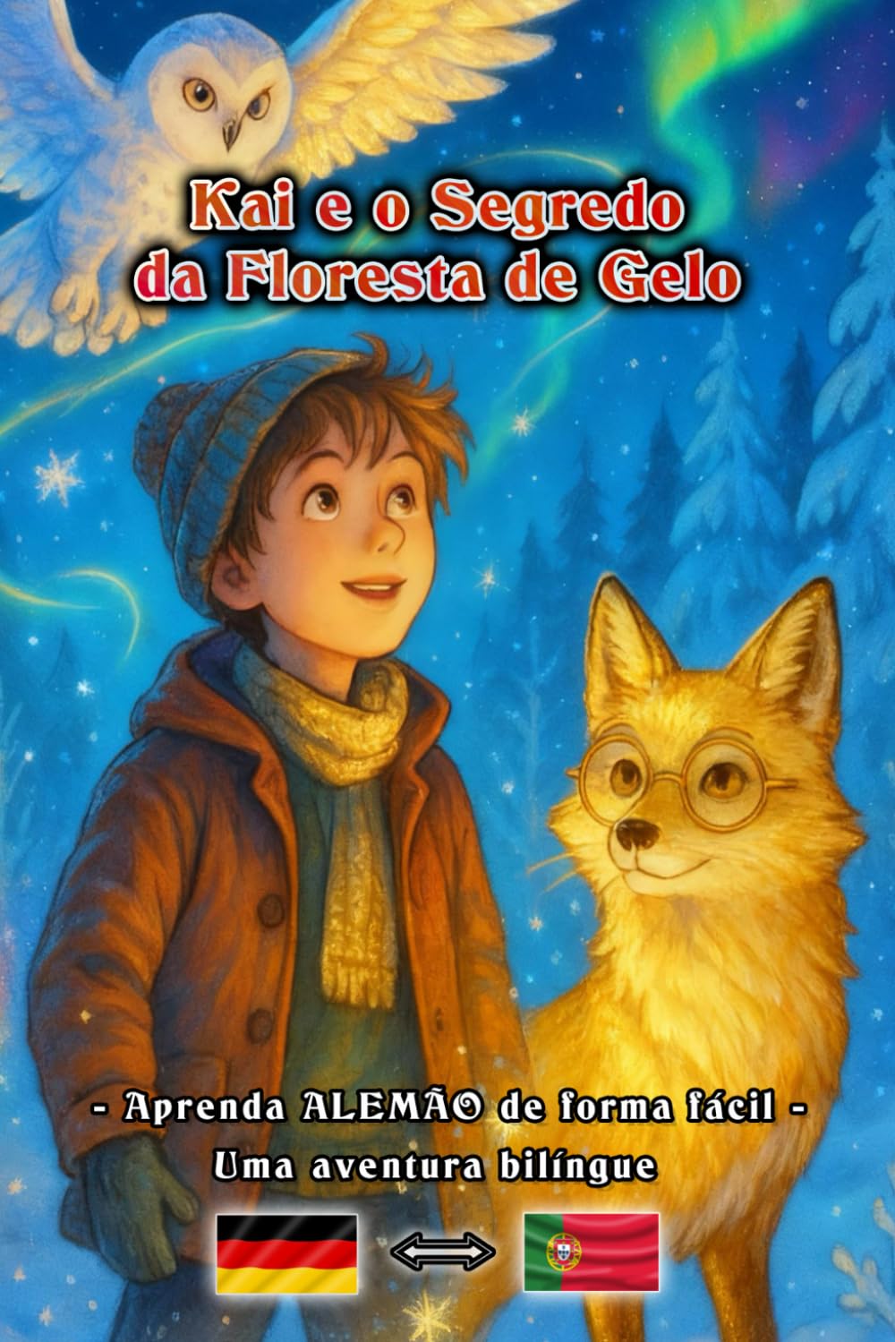 Kai e o Segredo da Floresta de Gelo - Livro de Aventuras | Aprenda ALEMÃO de forma fácil | Uma aventura bilíngue para jovens e adultos | Alemão - Português