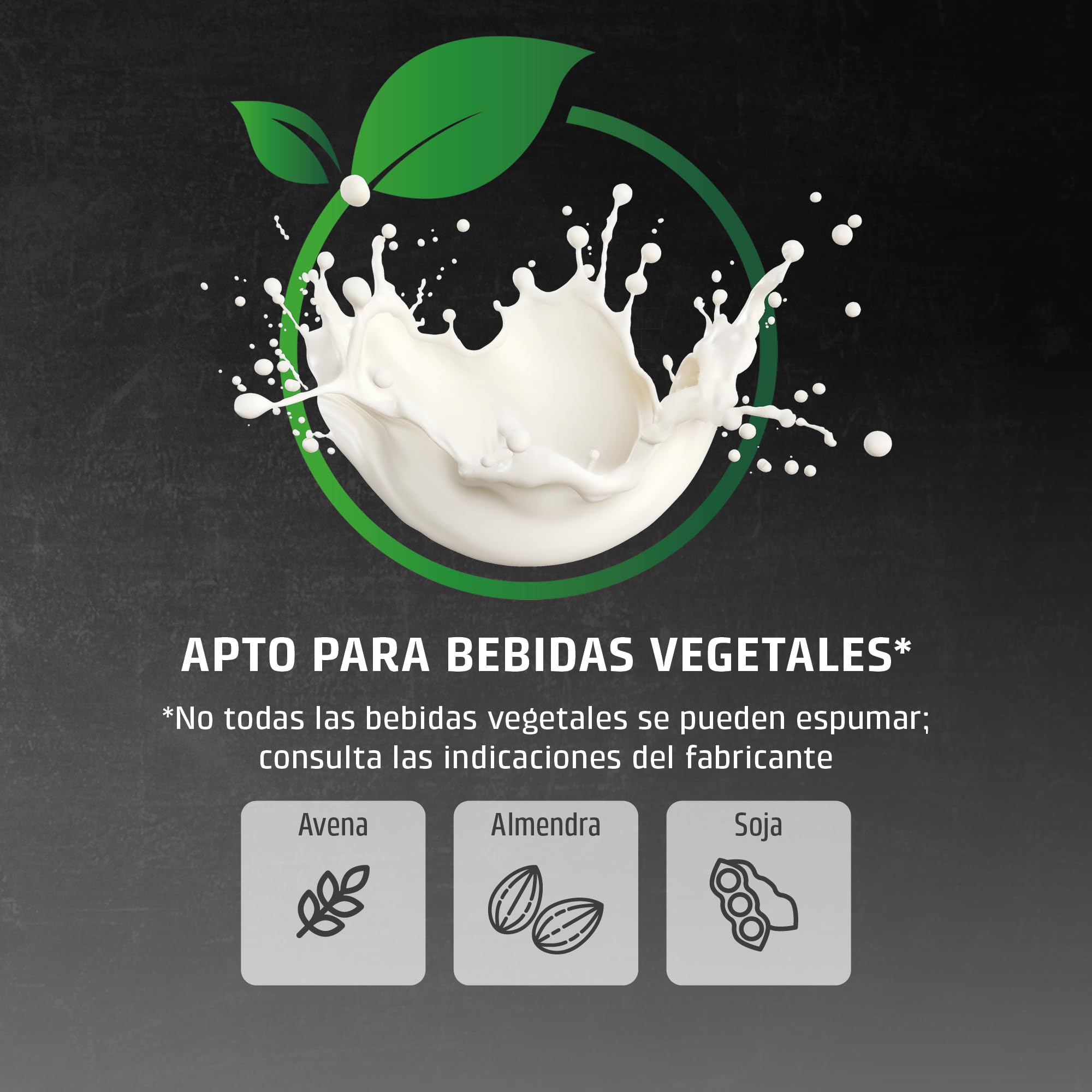 CASO CappuLatte - Espumador de leche eléctrico, espuma cremosa, espumador de leche caliente y frío, cacao, chocolate caliente, recipiente de vidrio extraíble, apto para lavavajillas, 5 funciones