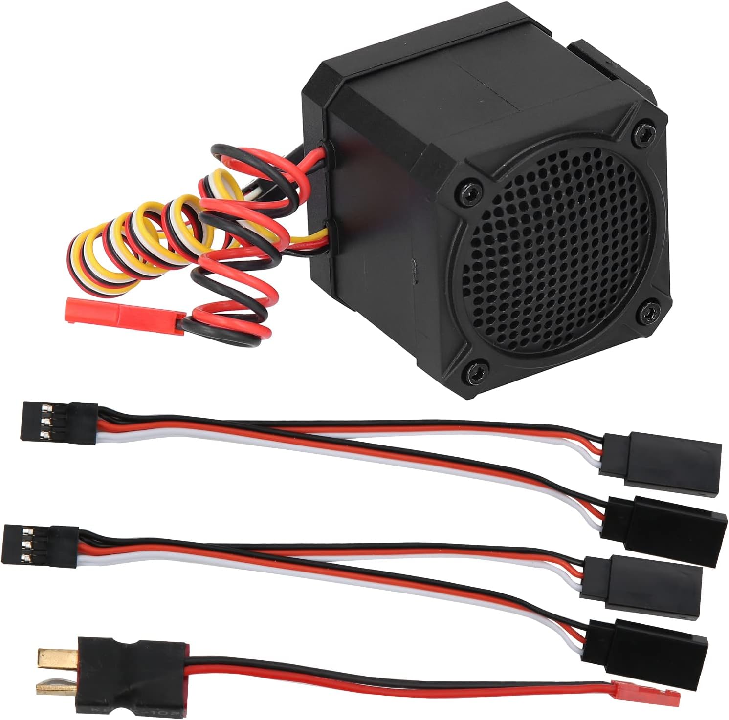 LIANGLIDE Model Sound Unit RC 7×7×6 Engine Sound Simulator 10 Sound Effects Spare Parts Accessories for RC Car Model