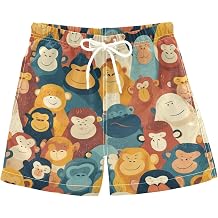 Ollabaky Boys Swim Trunks Quick Dry Beach Board Shorts with Pockets Bathing Suits for Toddler Kids Youth