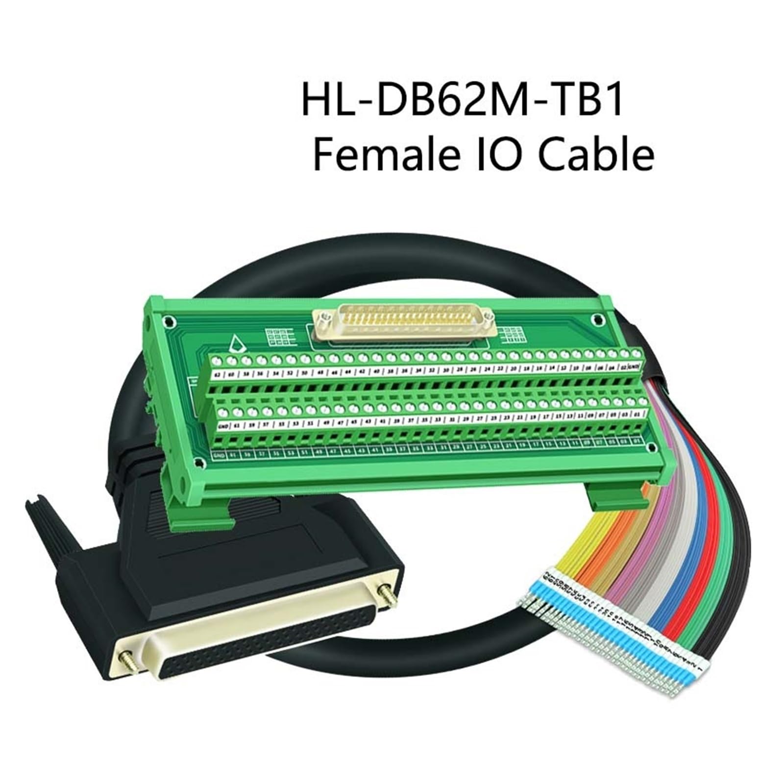 DB62 D-SUB DR62 62Pin Extension Cable 62 Pins Signal Terminal Breakout Connector Adapter Cable 0.5M 1M 2M 5M