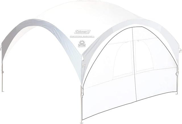 Coleman Unisex's Fastpitch Shelter, white/blue grey , 3,65x3,65 m