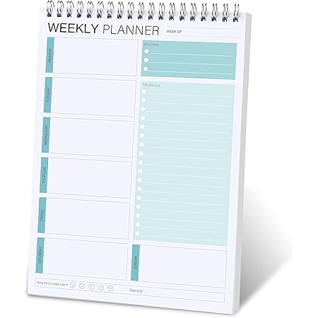 Agenda De Trabajo Agenda Diaria Y Semanal En Espiral Con Ho | Cuotas