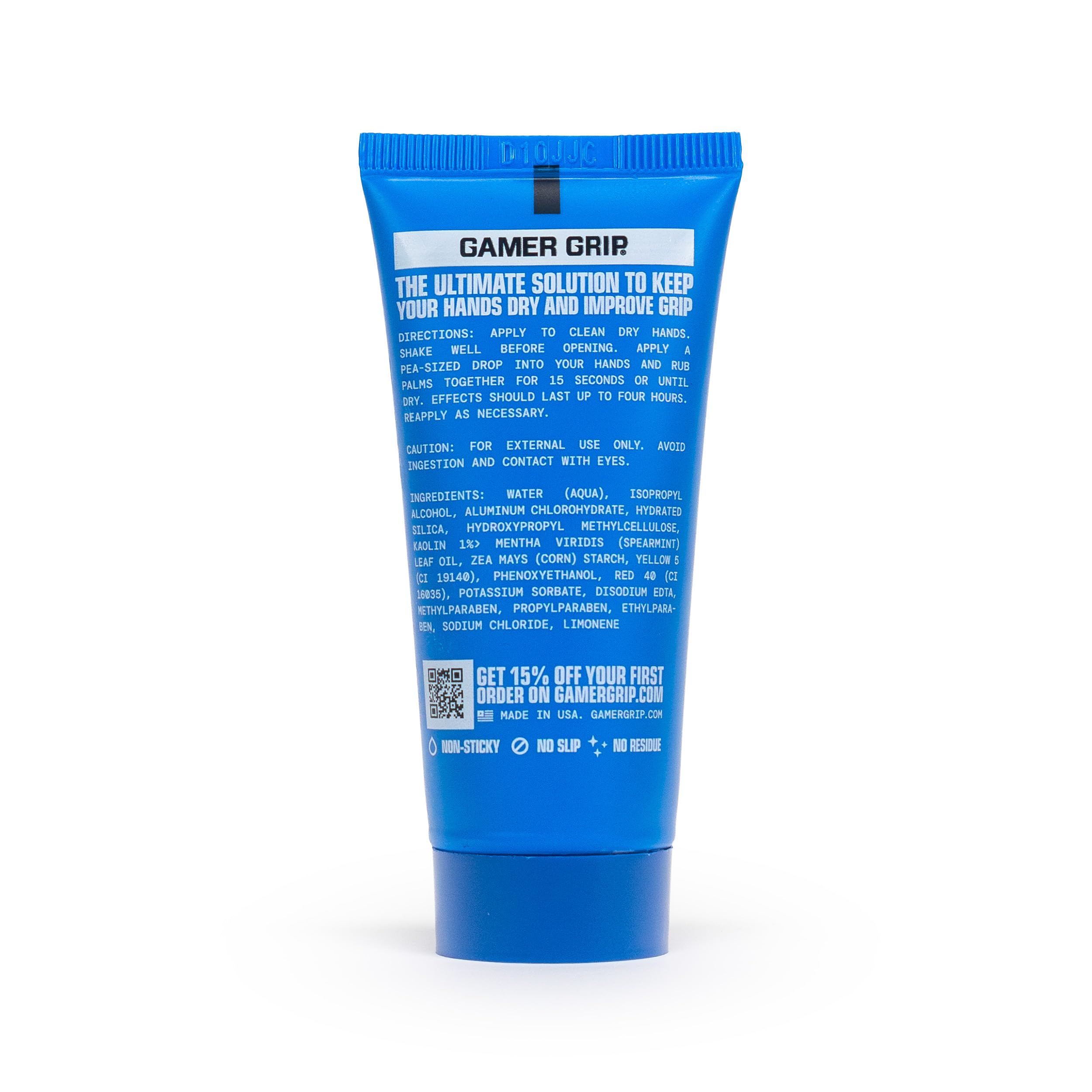 Gamer Grip Anti-Sweat Gaming Hand Cream for Dry Hands (1oz) - Image 2