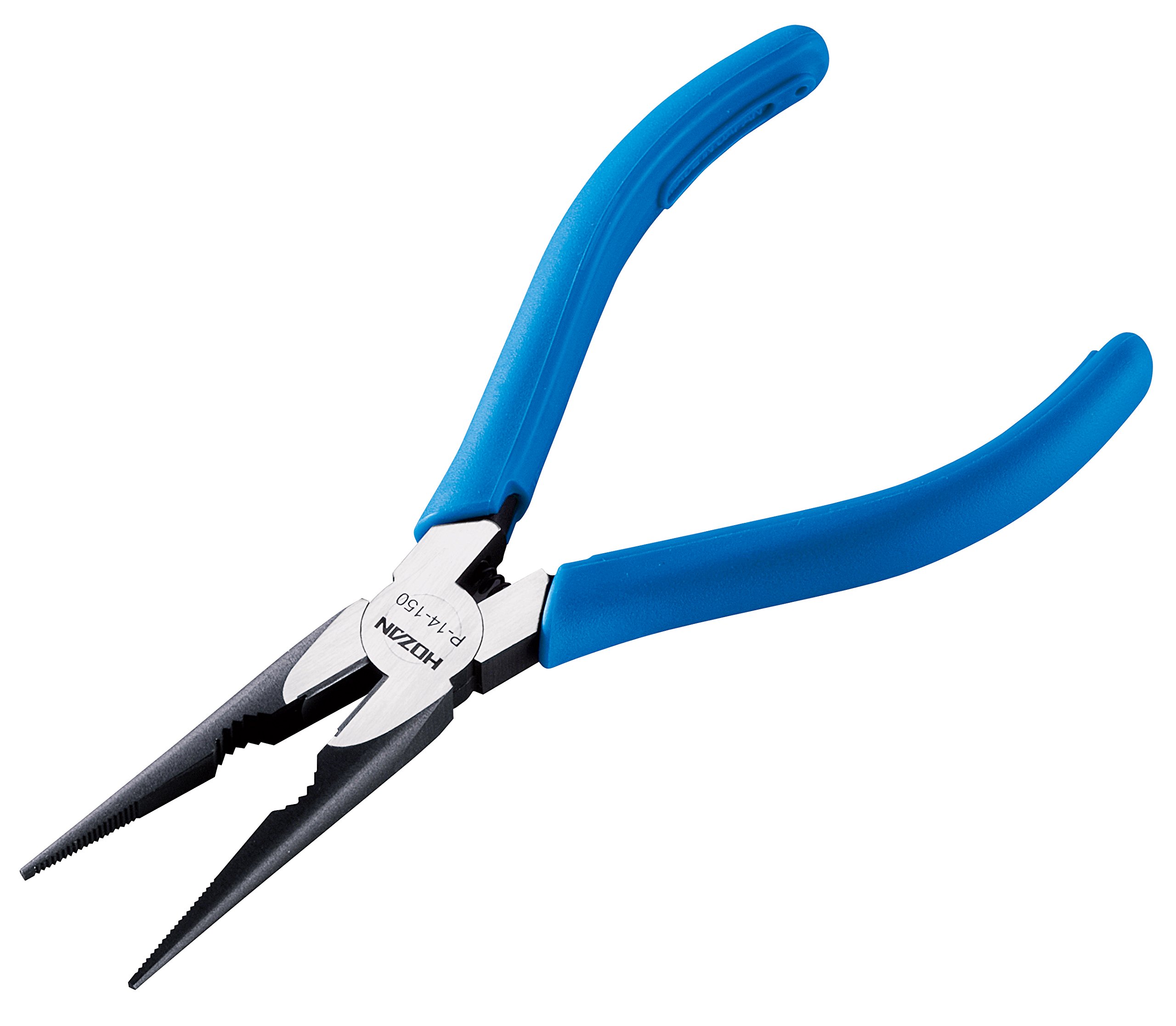 Hozan P-14-150 Radio Pliers, Coil Spring Equipped, Knurled