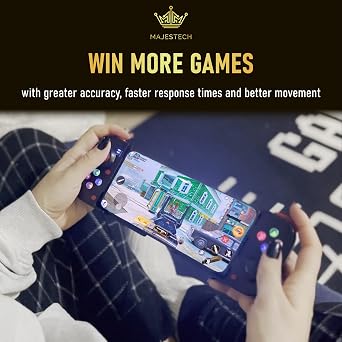 MAJESTECH iPhone/Android Game Controller (NEW 2024) Play COD, Fortnite, Minecraft, Emulator, Xbox, Playstation! Mobile Phone Controller for Gaming, Bluetooth Controller Gamepad iPhone 14 13 12 Samsung