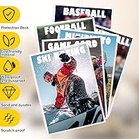 Vista 4 de 100 unidades de fundas de plástico para tarjetas con abertura superior, fundas Penny Soft para protectores de tarjetas de béisbol, adecuadas