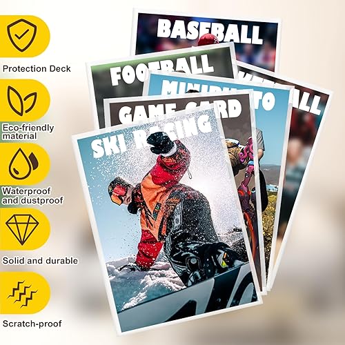 Miniatura 4 de 100 unidades de fundas de plástico para tarjetas con abertura superior, fundas Penny Soft para protectores de tarjetas de béisbol, adecuadas