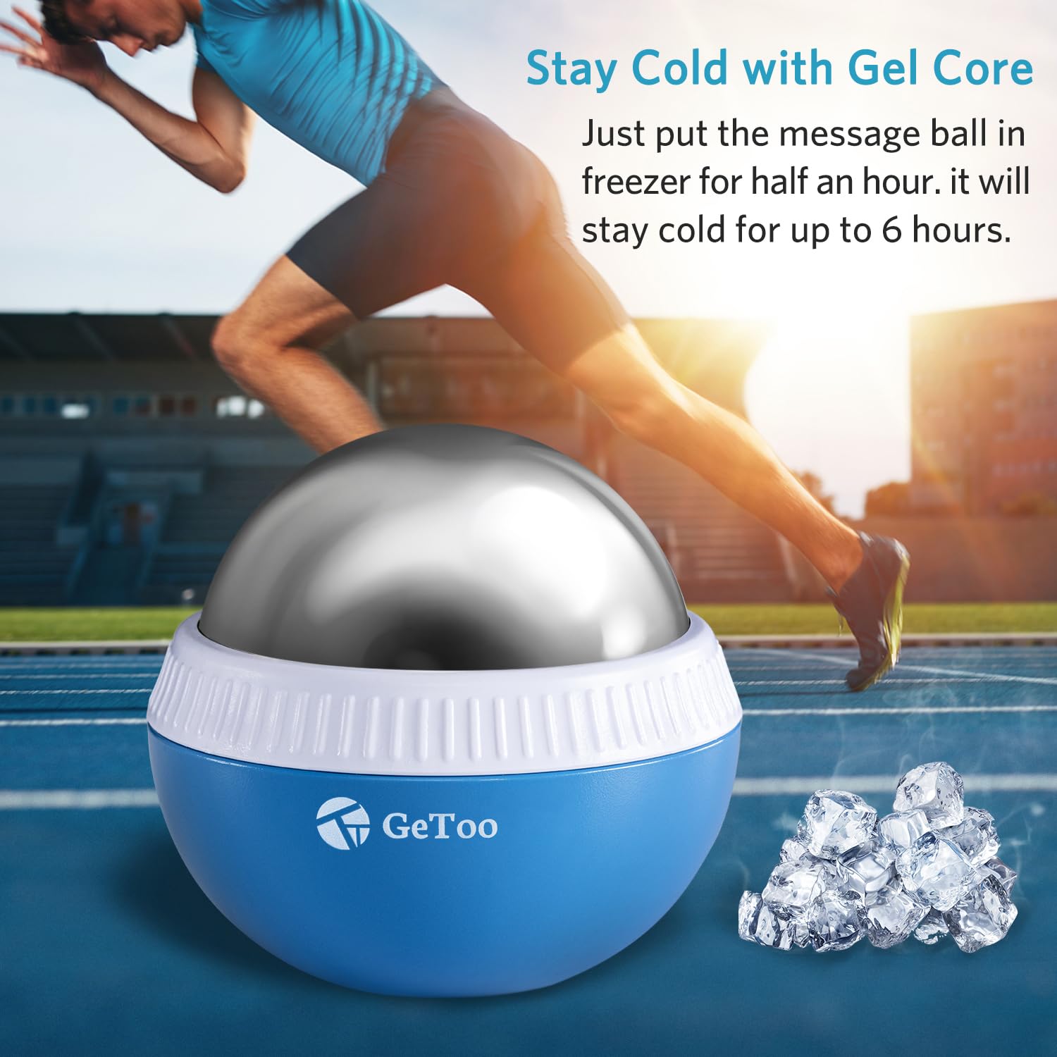 その他 ii Amazon.com: GeToo Cryosphere Cold Massage Roller Ball - 2.8