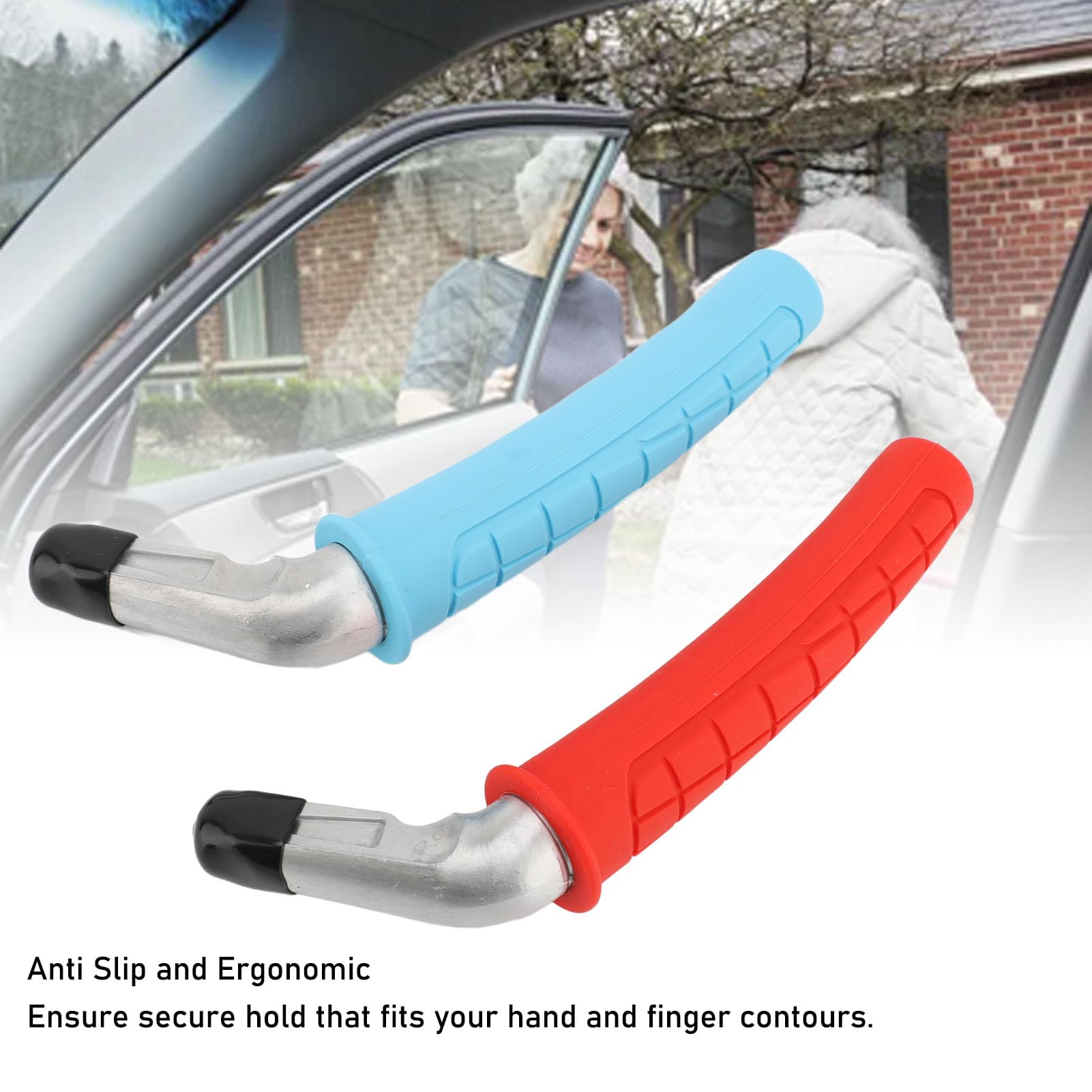 Window Breaker Seatbelt Cutter 2Pcs Car Door Handle Assist Portable ...