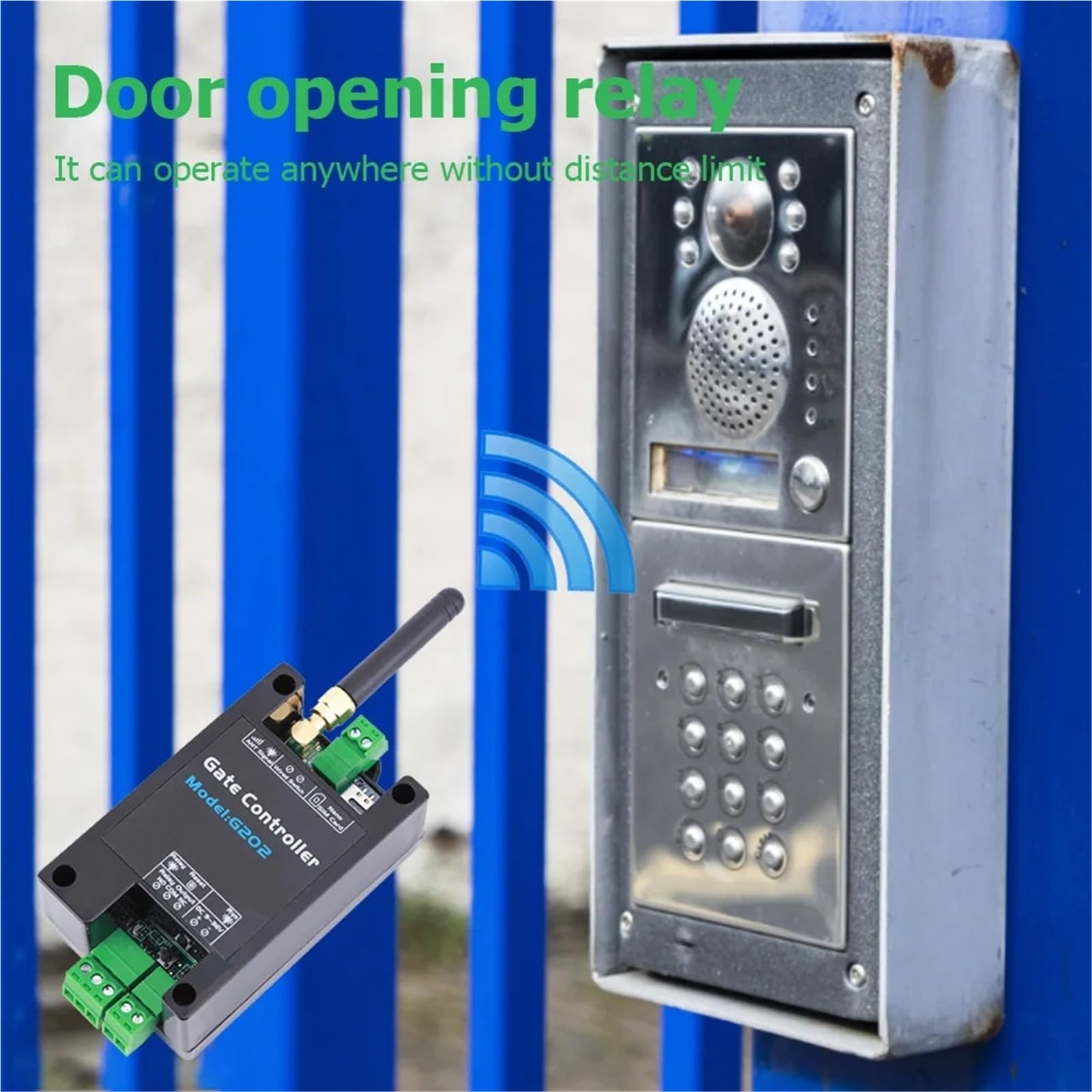 2PCS G202 Bezprzewodowy GSM Do Otwierania Drzwi Przekaźnik