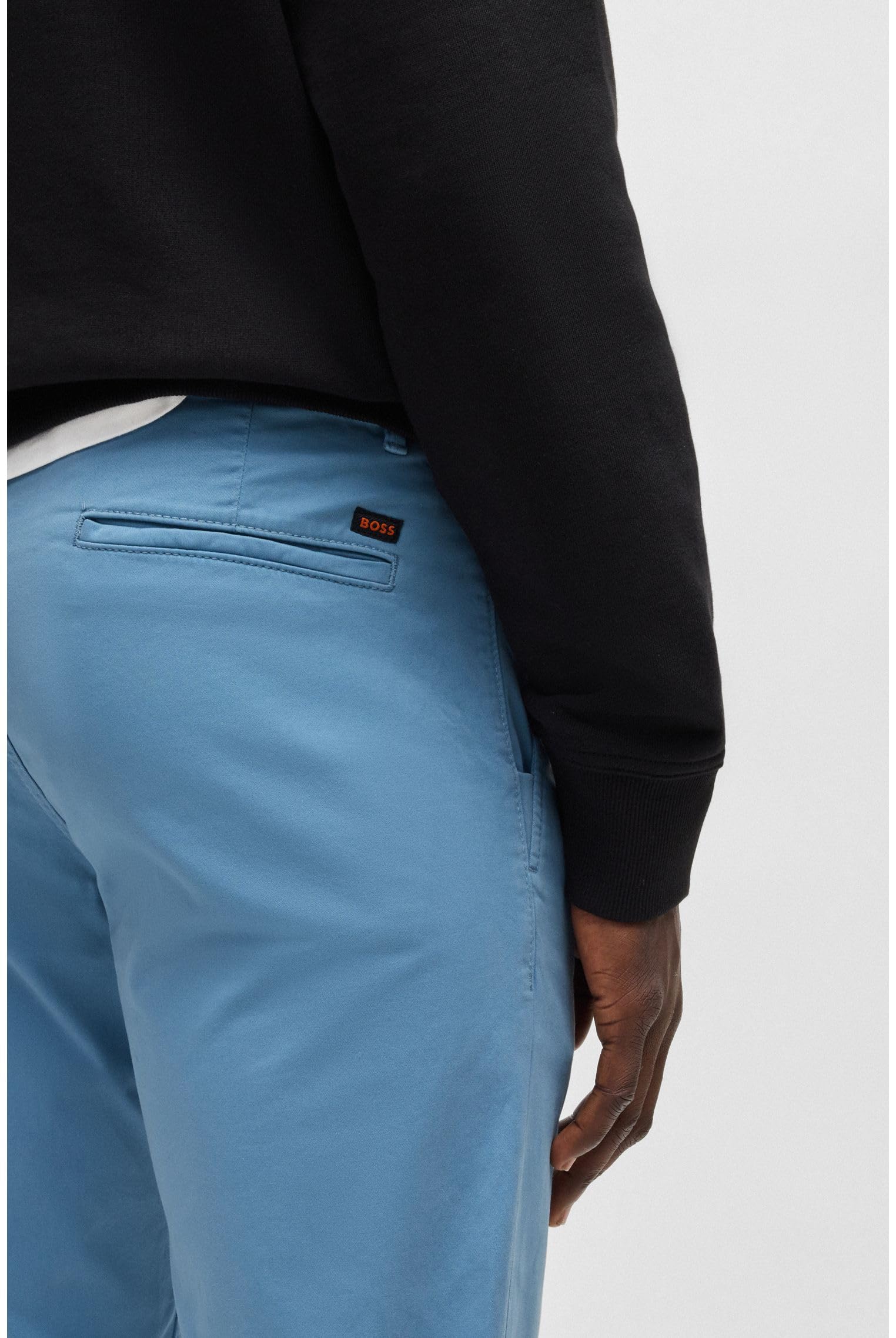 Boss Chino_Slim 10242156 01 Pants Open Blue462 32W / – Bild 4