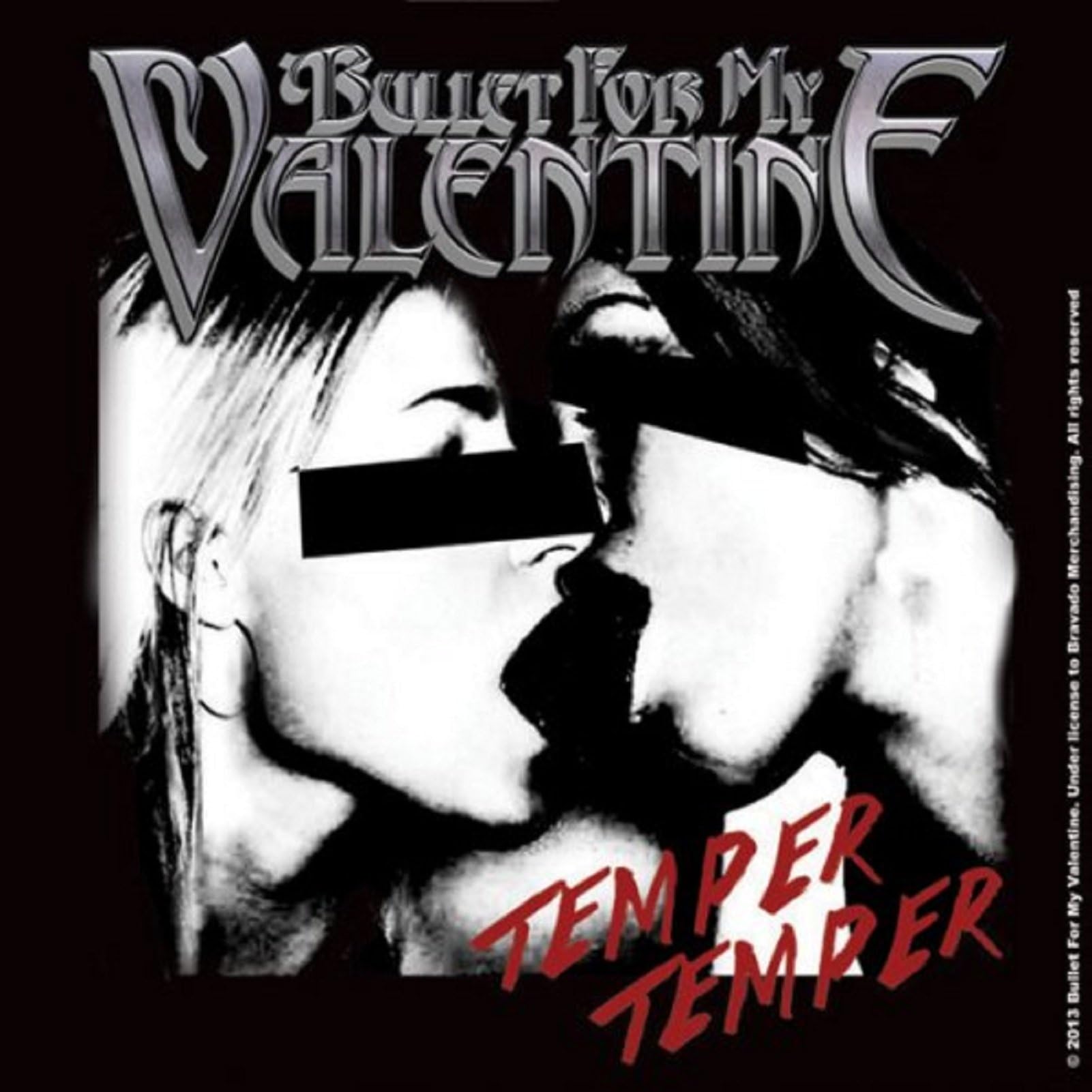 Bullet For My Valentine Coaster Temper Temper Official 9.5Cm X 9.5Cm Single
