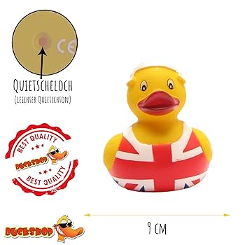 Amazon.co.jp: Union Jack - Rubber Duck -ゴム製のアヒル