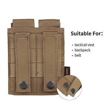 EXCELLENT ELITE SPANKER MOLLE Pistol Mag Pouch - Single/Double Tactical Magazine Holder
