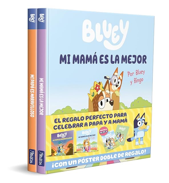 Portada de Pack Storybooks de Bluey: Papá y Mamá