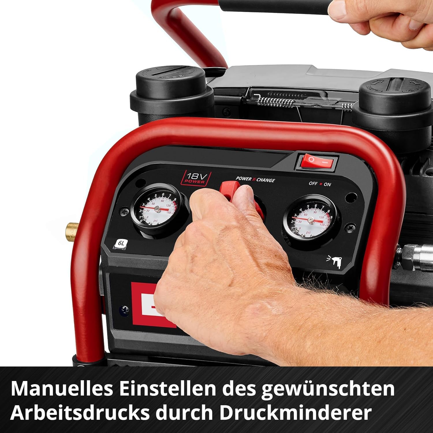 Einhell Professional Akku-Kompressor SILENZZO 18/160