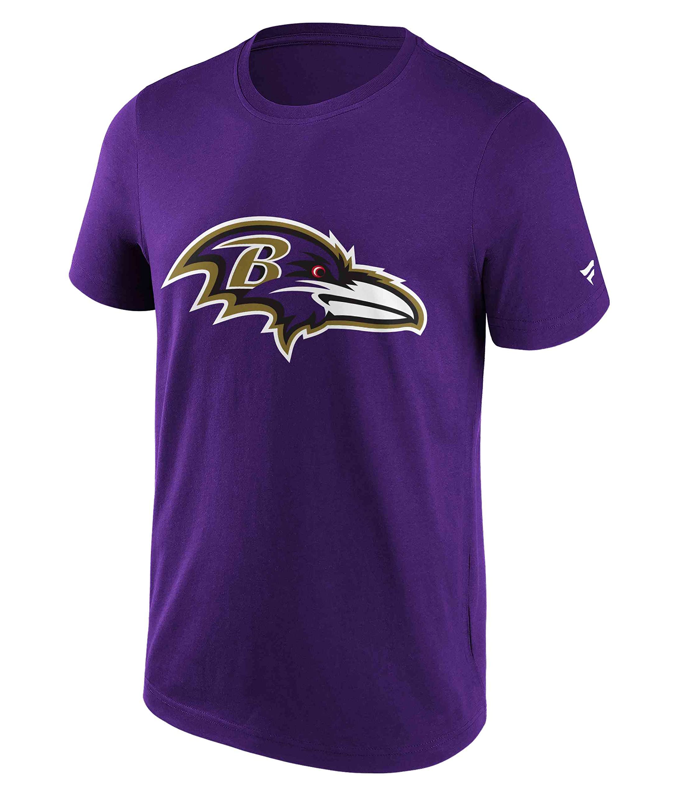 Fanatics Unisex Purple - Nfl Baltimore Ravens Primary Logo Graphic T-Shirt Colour L