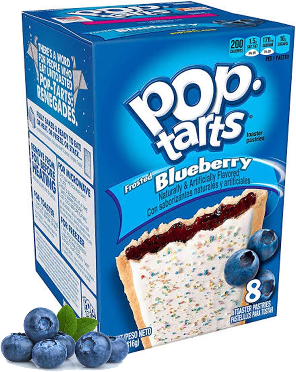 Pop Tarts Frosted Blueberry Pouch, 416 g