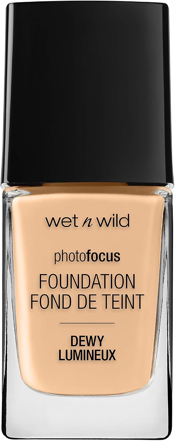 WET N WILD Photo Focus Dewy Foundation - Soft Beige, biege, 28 ml (Pack of 1) - Image 3